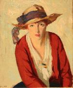 The Beach Hat Robert Henri